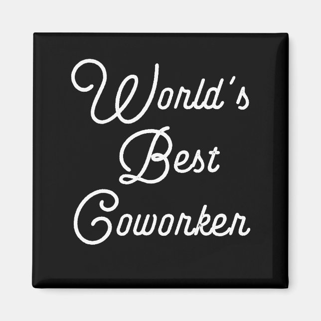 World's Best Coworker Magnet (Front)