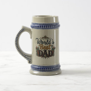 World's Best Dad 22 oz Stein
