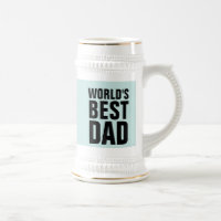 WORLD'S BEST DAD BEER STEIN