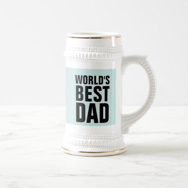 WORLD'S BEST DAD BEER STEIN (Right)