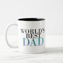 World's Best Dad (Blue) design for