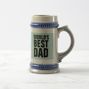 WORLD'S BEST DAD COFFEE  BEER STEIN