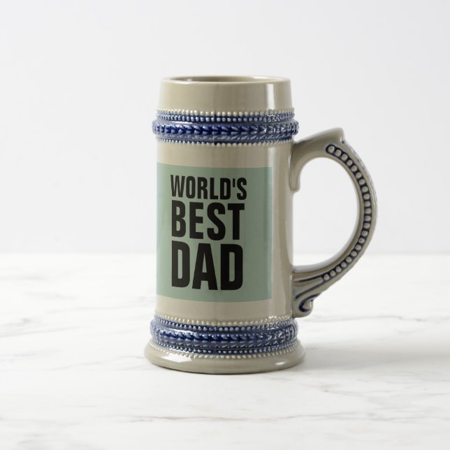 WORLD'S BEST DAD COFFEE  BEER STEIN (Right)