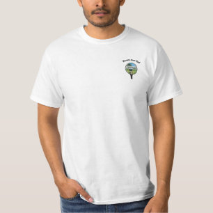 World's Best Dad, Cute Golf player photo golf ball T-Shirt