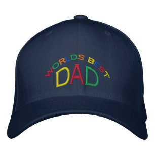 World's Best Dad Embroidered Hat