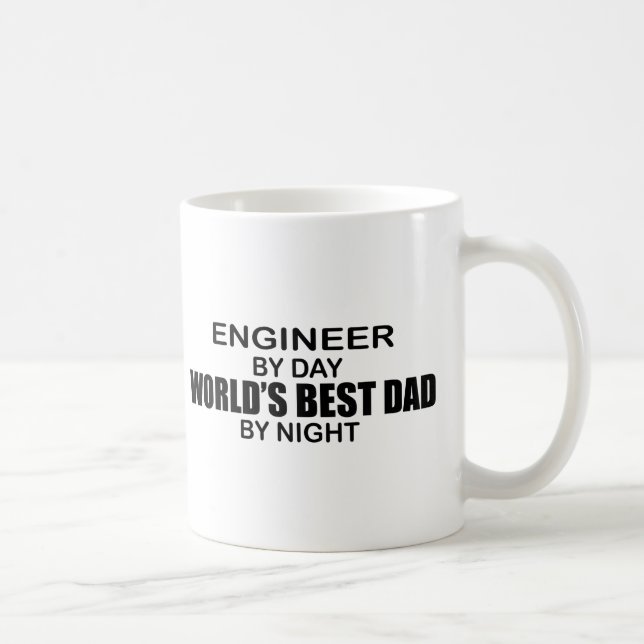 World's Best Dad - Engineer Coffee Mug (Right)