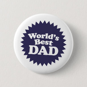 World's Best Dad Father's Day 2 Inch Round Button