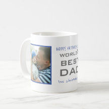 Worlds' Best Dad Father's Day 2 Photo Custom