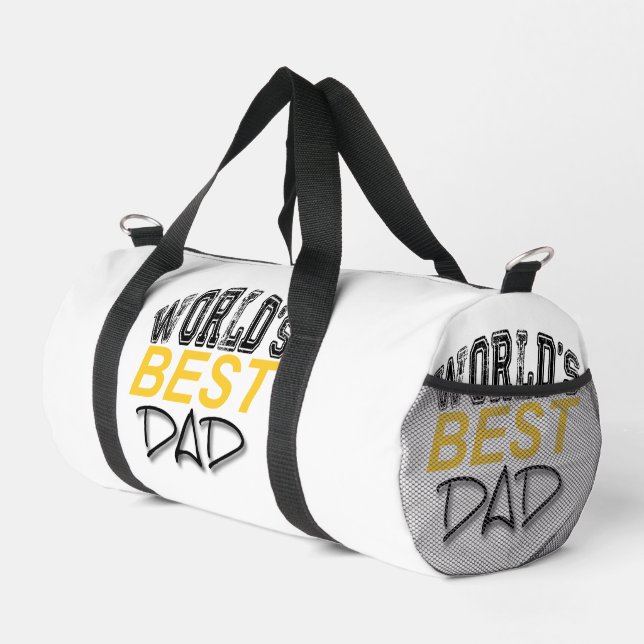 World's Best Dad Father's Day Gym bag (Right Corner)