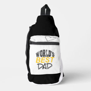 World's Best Dad Father's Day PCSB Sling Bag