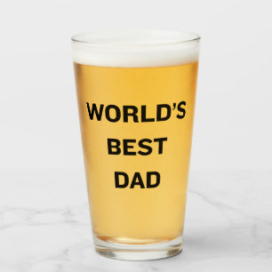 World's Best Dad Father's Love Glass