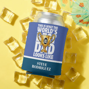 World's Best Dad Gift for Father's Day or Birthday Can Cooler