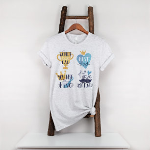 Worlds Best Dad I Love You Photo T-Shirt