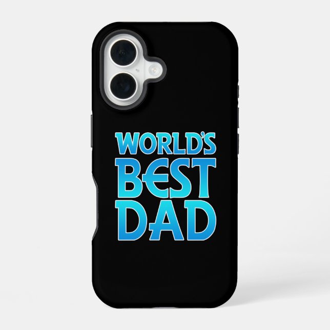 World's Best Dad iPhone 16 Case (Back)