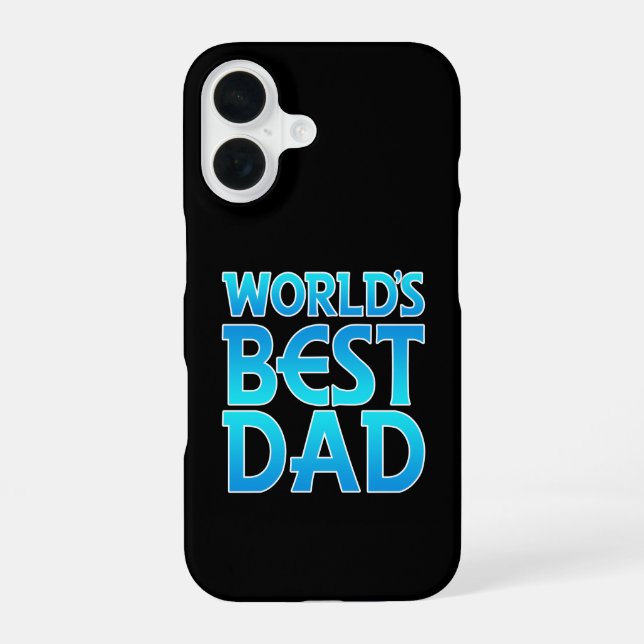 World's Best Dad iPhone 16 Case (Back)