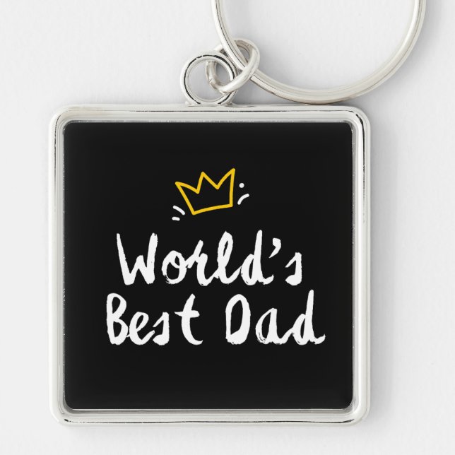 World's Best Dad Keychain (Front)