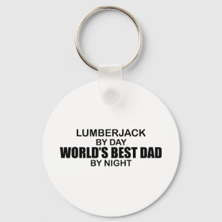 World's Best Dad - Lumberjack Keychain