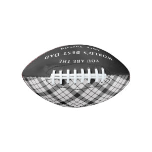 World's Best Dad MacFarlane Tartan Plaid Football