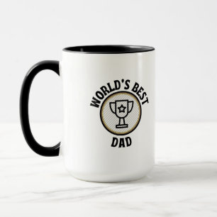 Worlds best dad mug