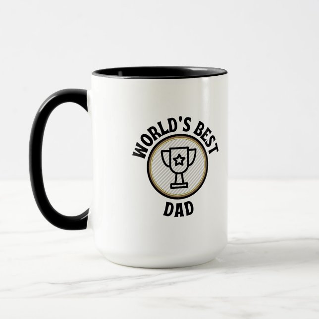 Worlds best dad mug (Left)