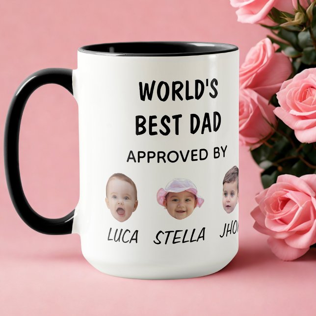 World's Best Dad Mug | Custom Baby Face Mug (Creator Uploaded)