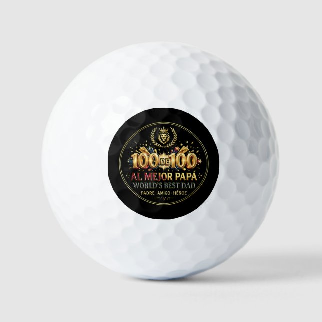 World's Best Dad / Pelota de Golf Balls (Front)