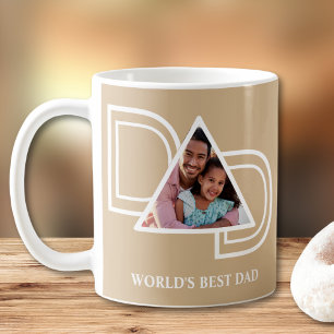 World's Best Dad Personalized Father's Day Photo Coffee Mug