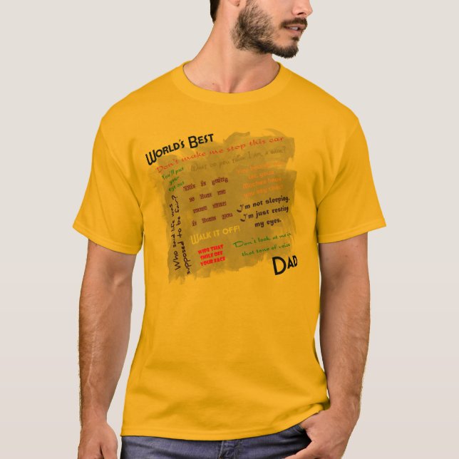 Worlds Best Dad Shirt (Front)