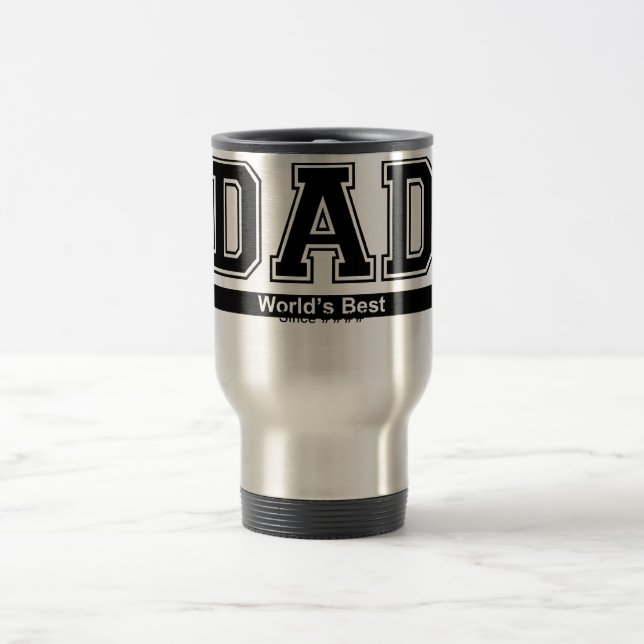 World's Best Dad Travel Mug (Center)