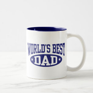 World's Best Dad Two-Tone Coffee Mug