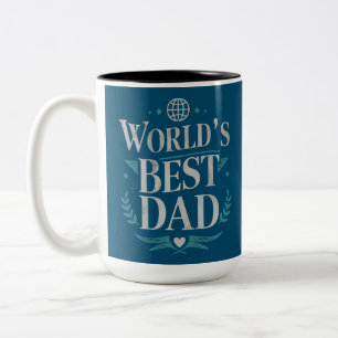 World's Best Dad Two-Tone Coffee Mug