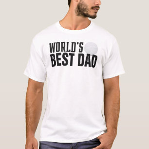 World's Best Dad Typography Golf   Shirt