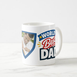 World's Best Dad with Love Custom Coffee Mug