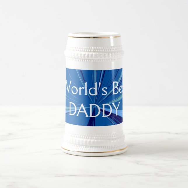 Worlds Best Daddy Beer Stein (Center)