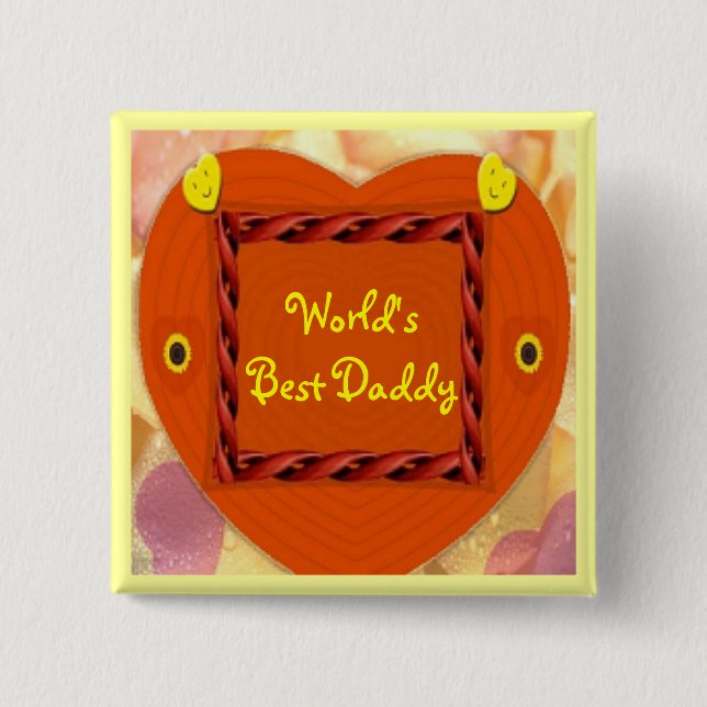 World's Best Daddy Button (Front)