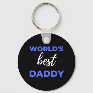 World's Best Daddy Keychain