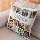 Worlds Best Daddy | Photo Collage Throw Pillow<br><div class="desc">Are you searching for the perfect Father's Day gift? Look no further than this unique 12-photo collage pillow! Show your love and appreciation for the special Fathers, Daddy, Dads, Papas, and step or bonus parents in your life. Customize the pillow with a template that reads "World's Best Daddy" and includes...</div>