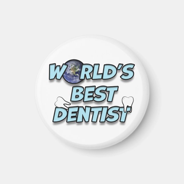 World's Best Dentist Magnet (Front)
