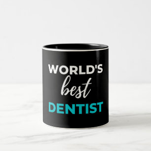 World's Best Dentist Two-Tone Coffee Mug