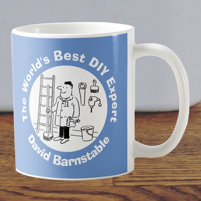World's Best DIY Expert to Personalise Coffee Mug (Creator Uploaded)