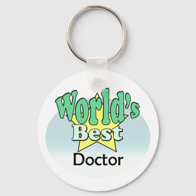 World's Best Doctor Keychain (Front)