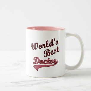 World's Best Doctor Two-Tone Coffee Mug