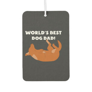 World's Best Dog Dad! Air Freshener