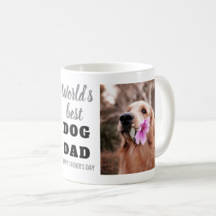 World's Best Dog Dad Father's Day 2 Photo Coffee Mug