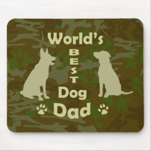 World's Best Dog Dad Mouse Pad