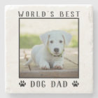 World's Best Dog Dad Paw Prints Pet Photo