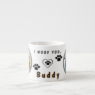World's Best Dog Dad Personalized Pet Photo Espresso Cup