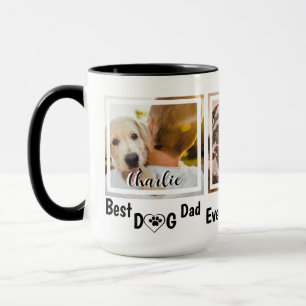 World's Best Dog Dad Personalized Pet Photo Mug