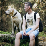 Worlds Best Dog Dad Photo T-Shirt<br><div class="desc">Make this Father's Day the most memorable yet with the World's Best Dog Dad T-shirt! Treat your dog-loving dad to a one-of-a-kind piece of apparel that celebrates his special bond with his furry friend. Showcasing a beautiful photograph of your pet, along with the saying “World’s Best Dog Dad”, and your...</div>