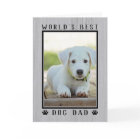 World's Best Dog Dad Rustic Father's Day Photo
